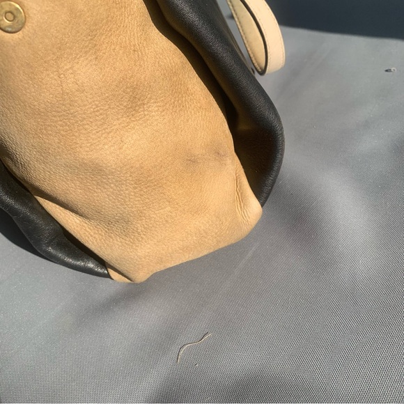 Marc Jacobs Spot On Colorblocked Large Satchel black and brown - Picture 14 of 14